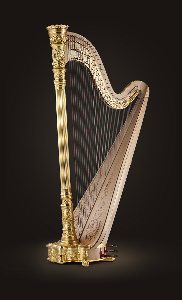 Bild der Harfe Lyon & Healy Style 23 Gold